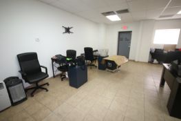 Lot of Assosted Office Furniture, Includes (2) Desks, (2) L-Shaped Desks, (4) Cushioned Office