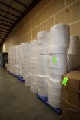 (12) Pallets of NEW Filter Rolls for Masks, Aprox. 500 Rolls (LOCATED IN LAS VEGAS, NV)