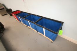 Uline Portable Bins, Internal Dims.: Aprox. 29