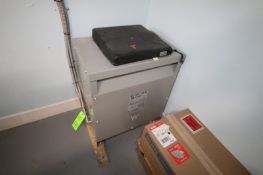 Maddox Transformer, Voltage 208-416 Y/240, 30 KVA, 3 Phase, Cat. No.: AD37-E1123, S/N 20-08-