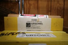 URSCHEL SLICING KNIVES, (12) BOXES, (25) KNIVES PER BOX, PART NUMBER 51085 (INV#80884)(Located @ the