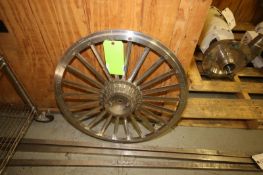 URSCHEL TRANSLICER WHEEL BLADE51201 WHEEL, 51202 HUB, APPROX. 24-1/2
