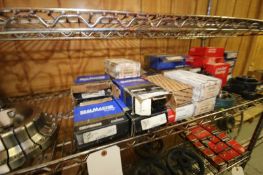 LOT OF ASSORTED BEARINGS,INCLUDES MANUFACTURERS SEALMASTER, LINK-BELT, AETNA, MARATHON, & OTHERS (