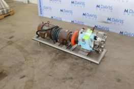 WCB 5 hp Positive Displacement Pump,M/N 060, S/N 223731R1 98, with Aprox. 2-1/2