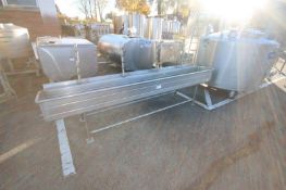 S/S Single Wall Trough,Internal Dims.: Aprox. 122