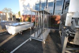 S/S Cheese Press Frame,with (10) Press Slots, Overall Dims.: Aprox. 88