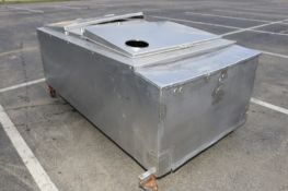 Aprox. 200 Gal. S/S Insulated RectangularHorizontal Tank, Internal Tank Dims.: Aprox. 76