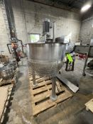 2006 LEE APPROX. 100 GALLON S/S JACKETED KETTLE WITH SWEEP/SCRAPE AGITATION, 2006100D9MS, S/N