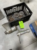 ASSORTED GRINDER PLATES, CUTTERS, ETC (RIGGING, LOADING, SITE MANAGEMENT FEE $25)