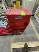 (12) PLASTIC INGREDIENT STORAGE BINS, APPROX. 22