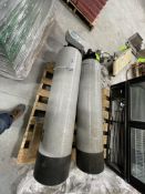 (2) EVOLVE WATER SOFTENING TANKS (RIGGING, LOADING, SITE MANAGEMENT FEE $50)