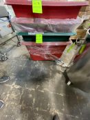 (2) PORTABLE PLASTIC CARTS, APPROX. 34