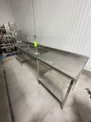 S/S 2-BOWL SINK, 9'6