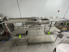 S/S 2-BOWL SINK, 9'6