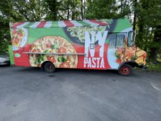 CHEVY FOOD TRUCK, VIN # 1GBJP32R1X3305727, APPROX. 136,316 MILES, LICENSE # 82465MM, CUMMINS