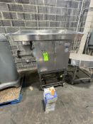 BIRO MEAT GRINDER, MODEL 548, S/N 25484, PORTABLE UNIT MOUNTED ON CASTERS, 26