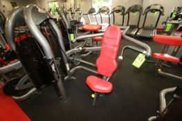 Matrix Shoulder Press Cable Machine, 10-200 lbs. Weight Range on Plates, Overall Dims.: Aprox. 55