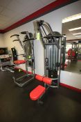 Matrix Lat Pull Down, with 10-295 lbs. Plates, with Bar, Overall Dims.: Aprox. 54