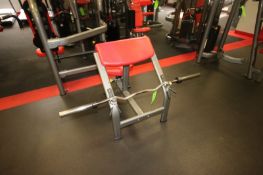 Matrix Curl Bench, with Bar & (2) Clamps, Overall Bench Dims.: Aprox. 37