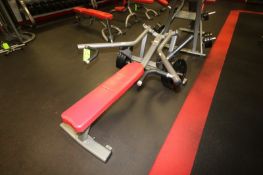 Matrix Flat Bench Press, with (6) 45 lbs. Plates, Overall Dims.: Aprox. 68