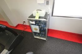 Haler Mini Refrigerator, with Front Sight Glass Door, Overall Dims.: Aprox. 18