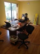 CONFERENCE TABLE WITH 2 CHAIRS (LOCATED IN MADISON, WI)(RIG FEE $50)