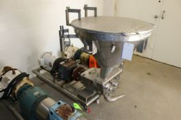 WCB 5 hp Positive Displacement Pump, M/N 134U1, S/N 29804, with 1750 RPM Motor, 208-230/460 Volts, 3