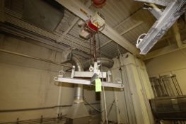 Coffing 2-Ton Electric Hoist, with S/S Super Sac Attachment, with Hand Control & Coffing Cord