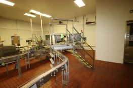 S/S Step Over Stairs, with 1-Side Stairs with Handrails, & 1-Side Ladder (INV#81177) (LOCATED @