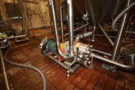 2012 SPX 5 hp Positive Displacement Pump, M/N 130 U1, S/N 2749035 R1-6, Reliance 1745 RPM Motor,