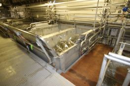 14,000 lb. S/S Ribbon Blender, L.H. 20-200, with Baldor 75 hp Motor, 1770 RPM, 460 Volts, 3 Phase,