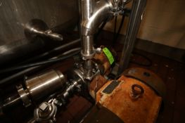 Waukesha 5 hp Centrifugal Pump, S/N 326133, with Reliance 1745 RPM Motor, 208-230/460 Volts, 3