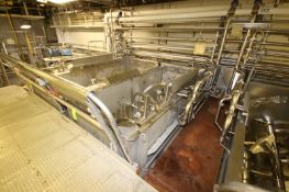 14,000 lb. S/S Ribbon Blender, S/N 64750-62, Item 26 L.H. 71-17, with Reliance 100 hp Motor, 1785