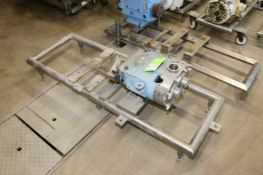 Waukesha Positive Displacement Pump Head, M/N 60, S/N 135108, with Aprox. 2