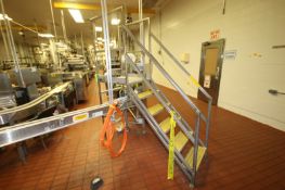 S/S Step Over Stairs, with 1-Side Stairs with Handrails, & 1-Side Ladder (INV#81178)(LOCATED @ MDG