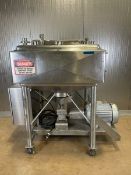 APV 100 Gal. Jacketed S/S Liquefier, S/N E-7918, Jacket 95 PSIG @ 350 F, Overall Dims.: Aprox. 57
