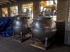 Groen 500 Gal. S/S Kettle, M/N INA 500, with 5 hp Motor, 100 PS