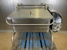 Groen Eclipse Ergonoic 40 Gal. S/S Tilting Braising Pan, Mounted on S/S Legs (Auction I.D. db12950c)