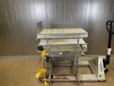 Allen-Bradley Conveyor Sorting Station, M/N 800H-NP30, with 110 Volt Plug, Mounted on S/S Frame (