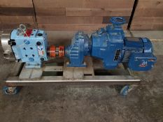 Waukesha 030U1 Pump / SEW-Turo Variable Speed Drive Motor, S/N 10000028828770, Date 10/18/13 (