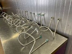 (13) S/S Heavy Duty Hose Hangers (Auction ID f7445ae6) (Handling, Loading, & Site Management Fee: $