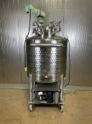Mueller 100 Gal. S/S Tank, S/N 134588-3, MAX. W.P. 25/FV PSI @ 350 F, MDMT -20 F @ 25/FV PSI, 110