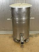 55 Gal. S/S Single Wall Portable Tank, with Aprox. 3