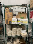 Lot of Assorted Disposable Plates, One Compartment To-Go Containers, Muti-Compartment To-Go