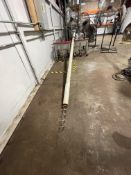 HAPMAN PORTABLE HOPPER WITH AUGER CONVEYOR, S/N X12106-BA, HOPPER APPROX. DIMS: 22