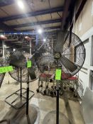 (2) AIR MASTER PEDESTAL FANS, 30