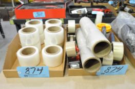 Lot-Stretch Wrap and Tape Guns in (2) Boxes, (Bldg 2)