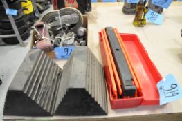Lot-Emergency Triangle Kit, Ratcheting Straps and Wheel Chocks,
