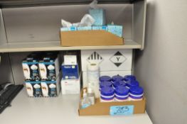 Lot-Safety and Sanitizing Products in (1) Cubicle, (1st Floor Offices)