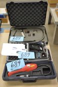 Lot-(1) Ritchie Yellow Jacket Combustible Gas Leak Detector with Case
